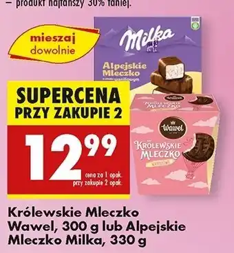 Biedronka Królweskie mleczko waniliowe Wawel królewskie mleczko oferta