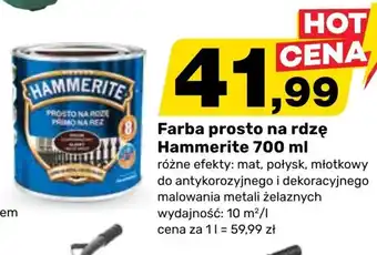 Bricomarche Farba do malowania Hammerite oferta