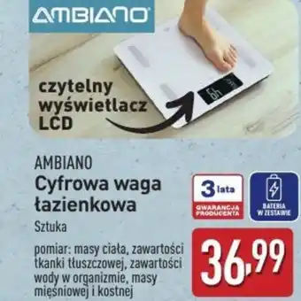 ALDI Waga łazienkowa Ambiano oferta