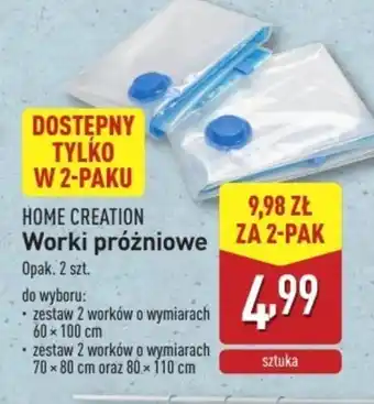 ALDI Worki do pakowania próżniowego Home Creation oferta