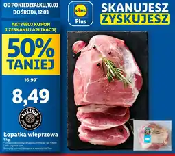 Lidl Łopatka wieprzowa bez kości Rzeźnik Codzienna Dostawa oferta