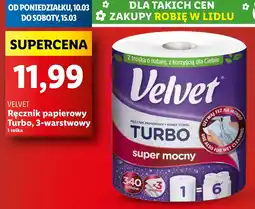 Lidl Ręcznik papierowy Velvet Turbo oferta