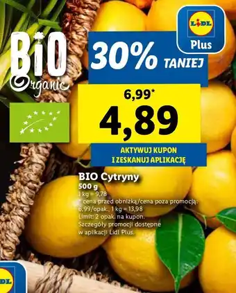 Lidl Cytryny Bio Organic oferta