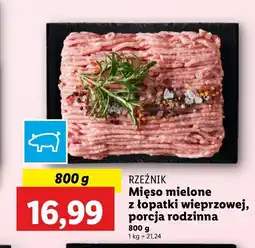 Lidl Mięso mielone z łopatki wieprzowej Rzeźnik Codzienna Dostawa oferta