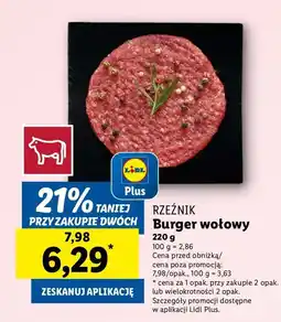 Lidl Burger wołowy Rzeźnik Codzienna Dostawa oferta