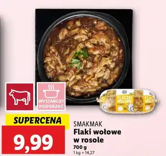 Lidl Flaki wołowe w rosole Smak Mak oferta