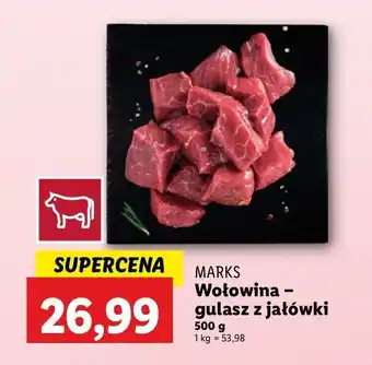 Lidl Gulasz z jałówki Mark's oferta