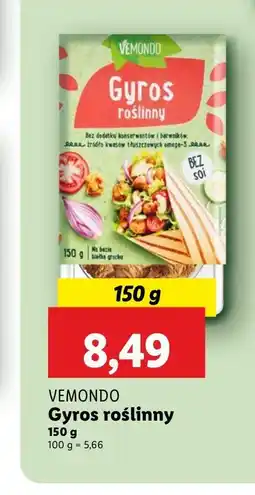 Lidl Gyros roślinny Vemondo oferta