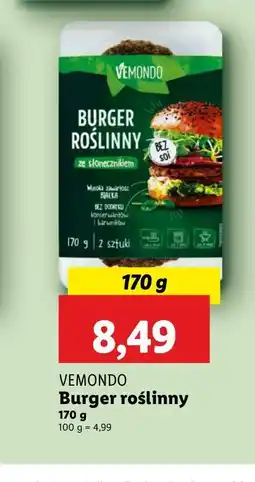 Lidl Burger roślinny Vemondo oferta