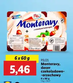 Lidl Deser mleczny czekoladowy Pilos Monteravy oferta