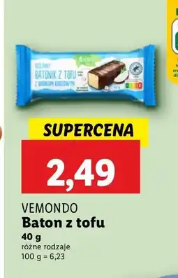 Lidl Baton z tofu Vemondo oferta