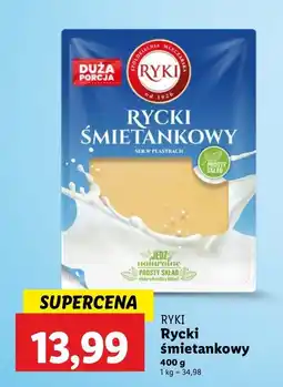 Lidl Ser rycki śmietankowy Ryki oferta