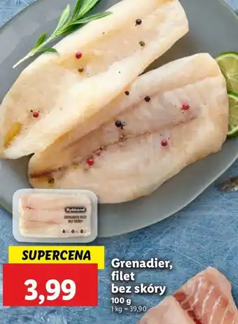 Lidl Grenadier filet bez skóry Rybhand oferta