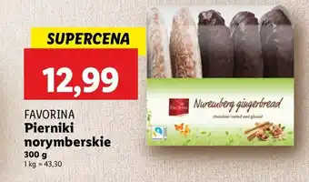 Lidl Pierniki norymberskie Favorina oferta