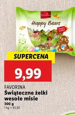 Lidl Żelki wesołe misie Favorina oferta