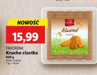 Lidl Ciasteczka świąteczne Favorina oferta