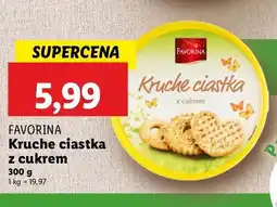 Lidl Ciastka kruche z cukirem Favorina oferta