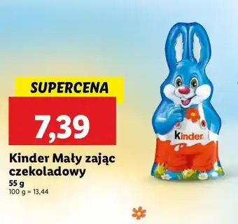 Lidl Zajac wielkanocny Kinder oferta