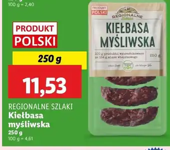 Lidl Kiełbasa myśliwska Regionalne Szlaki oferta