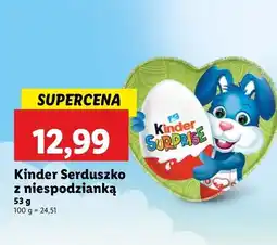 Lidl Serce niespodzianka Kinder Niespodzianka oferta