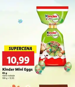 Lidl Jajka mini orzech laskowy Kinder oferta