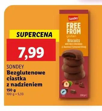 Lidl Ciastka czekoladowe Sondey oferta