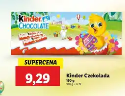 Lidl Czekoladki świąteczne kurczak Kinder Chocolate oferta