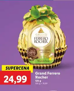 Lidl Figurka z mlecznej czekolady kruszonymi orzechami laskowymi Ferrero Rocher oferta