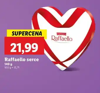 Lidl Bombonierka serce Raffaello oferta