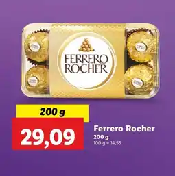 Lidl Praliny w pudełku plastikowym Ferrero Rocher oferta