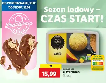 Lidl Lody mango Bon Gelati oferta