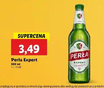 Lidl Piwo Perła Export oferta