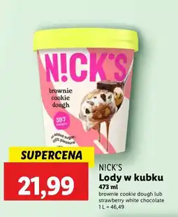 Lidl Lody strawberry white chocolate N!Ck's oferta