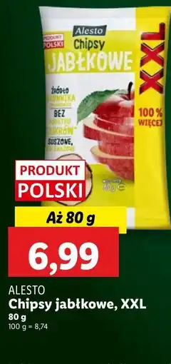 Lidl Chipsy jabłkowe Alesto oferta