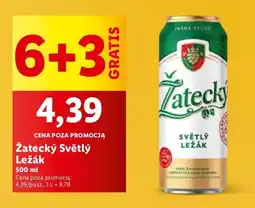 Lidl Piwo Zatecky Svetly Lezak oferta