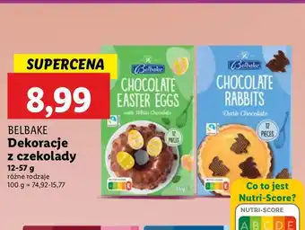 Lidl Dekoracje z czekolady rabbits Belbake oferta