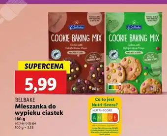 Lidl Mieszanka do wypieku ciastek Belbake oferta