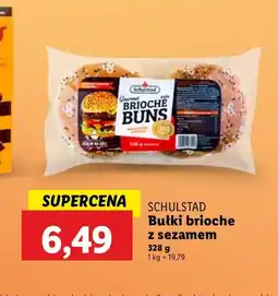 Lidl Bułki do hamburgerów brioche gourmet style Schulstad oferta