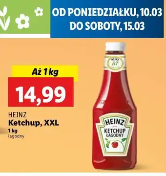 Lidl Ketchup łagodny Heinz oferta