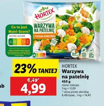 Lidl Warzywa na patelnię z pestkami słonecznika Hortex oferta