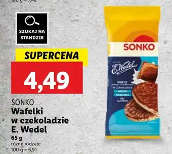 Lidl Wafle ryżowe w czekoladzie mlecznej Sonko oferta