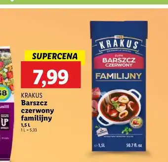 Lidl Barszcz czerwony Krakus Maspex oferta