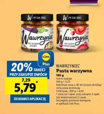 Lidl Pasta z suszonymi pomidorami i żurawiną Wawrzyniec oferta