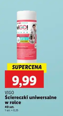 Lidl Ściereczki na rolce uniwersalne Vigo! oferta