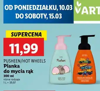 Lidl Pianka do mycia ciała hot wheels Aura Cosmetics oferta