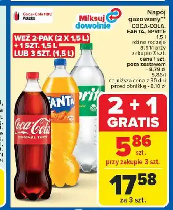 Carrefour Napój pomarańczowy Fanta oferta