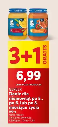 Lidl Zupka pomidorowa z ryżem i indykiem Gerber oferta