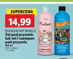 Lidl Żel pod prysznic hot wheels Aura Cosmetics oferta