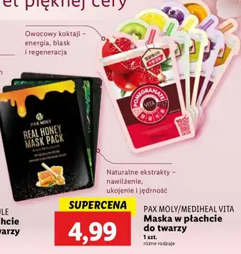 Lidl Maseczka pumpkin Mediheal oferta