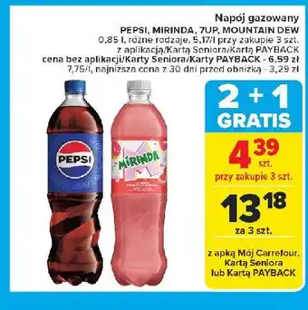 Carrefour Napój Mountain Dew oferta